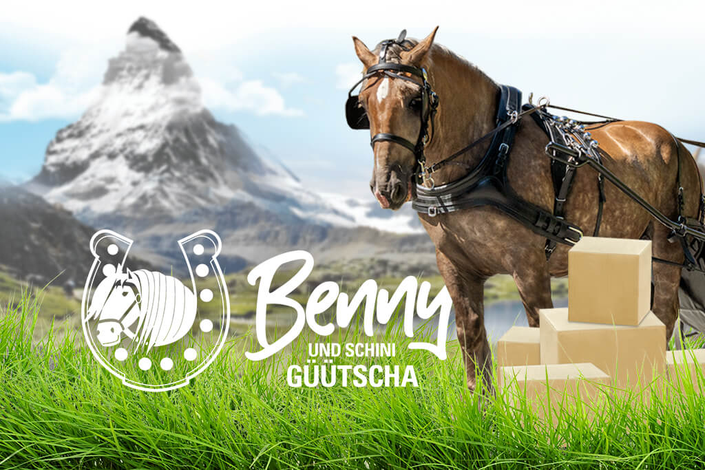 À Zermatt, nos colis sont livrés à quatre pattes