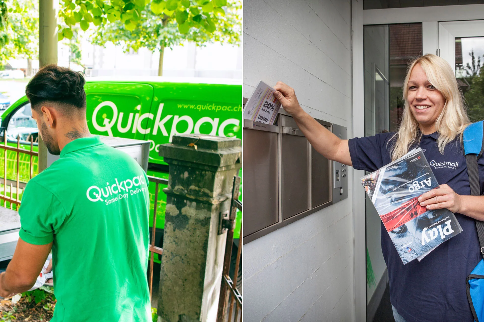 Reprise de Quickpac et Quickmail